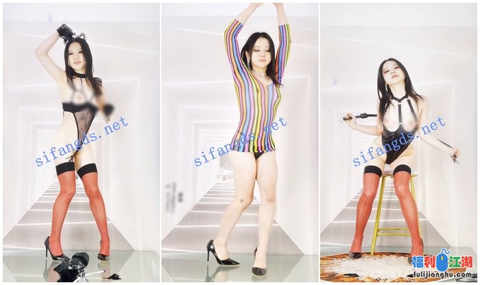 【映秀】舞团 瑶瑶 靓丽美女骚气裸舞双视角20v [某房原版]【2.99G】