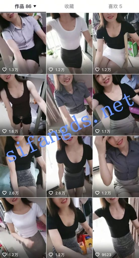 抖音 荣姐 分享日常的气质良家 露脸露点 一对一 反差【2V】【269M】